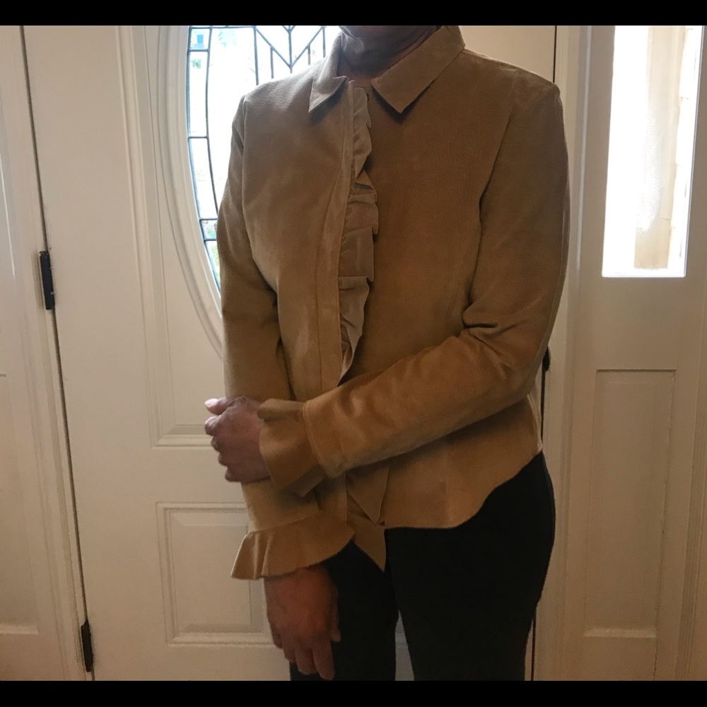 Beige Suede Jacket